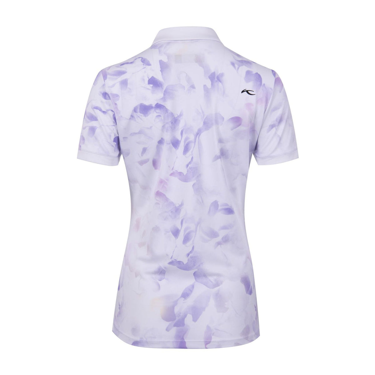 Kjus W Enya Printed SS Polo Weiß/Iris Purple Damen