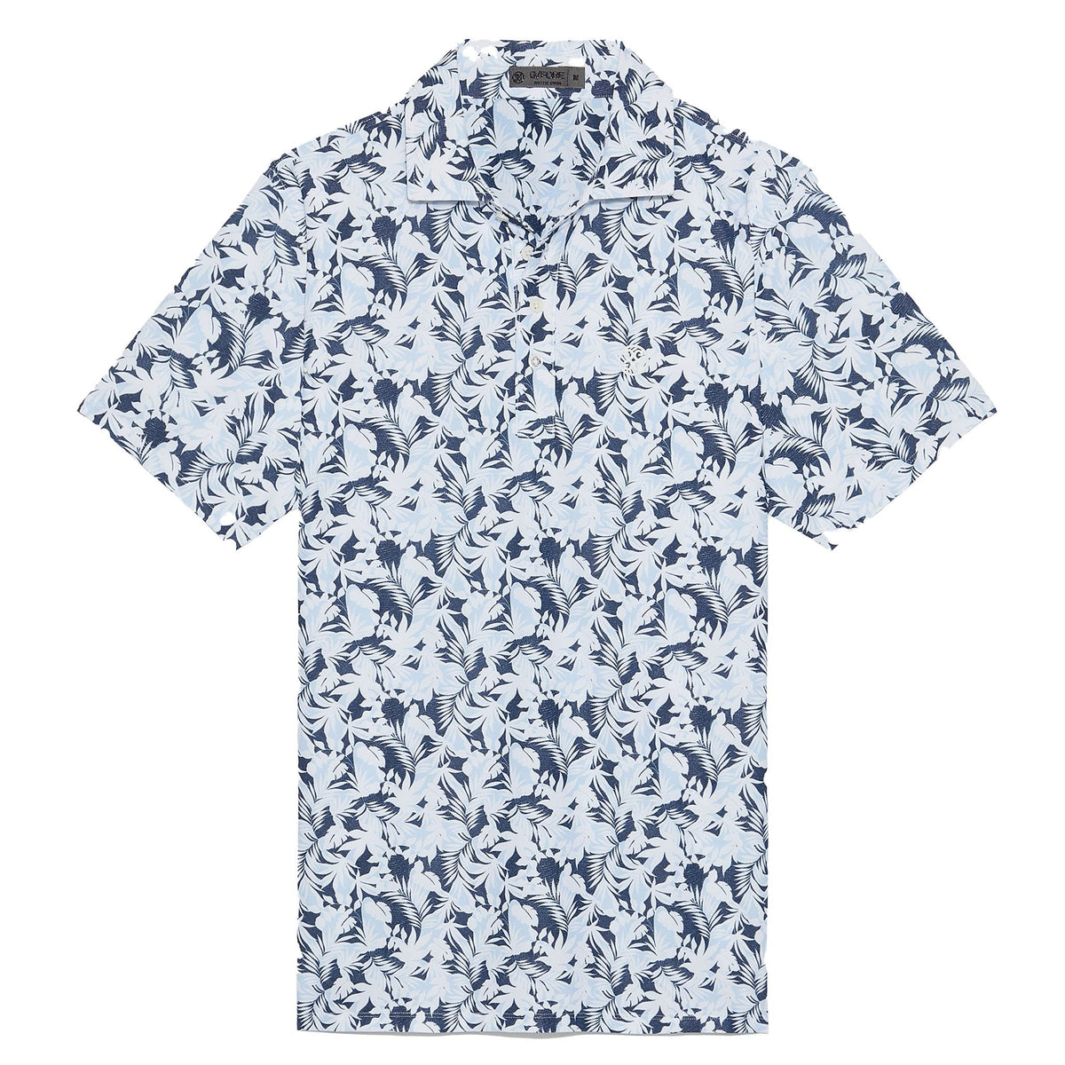 Palm Fronds Tech Piqué Slim Fit Golf Polo Herren S