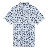 Palm Fronds Tech Piqué Slim Fit Golf Polo Herren S