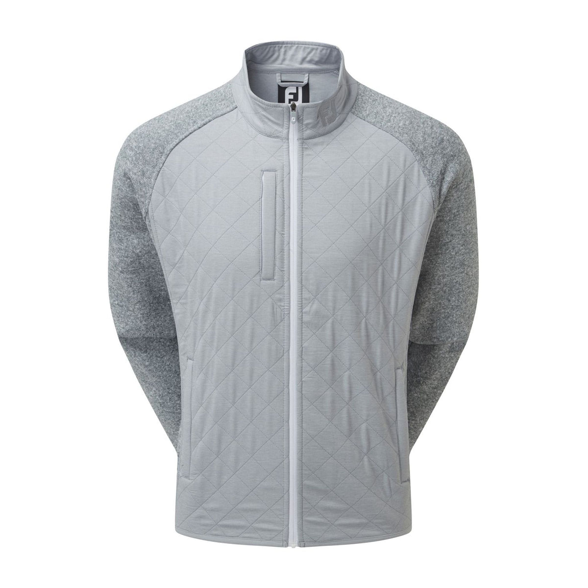 Footjoy M Fleece Quilted Jacket Grey Herren