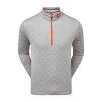 Sweater Diamond Jacquard 1/2 Grau