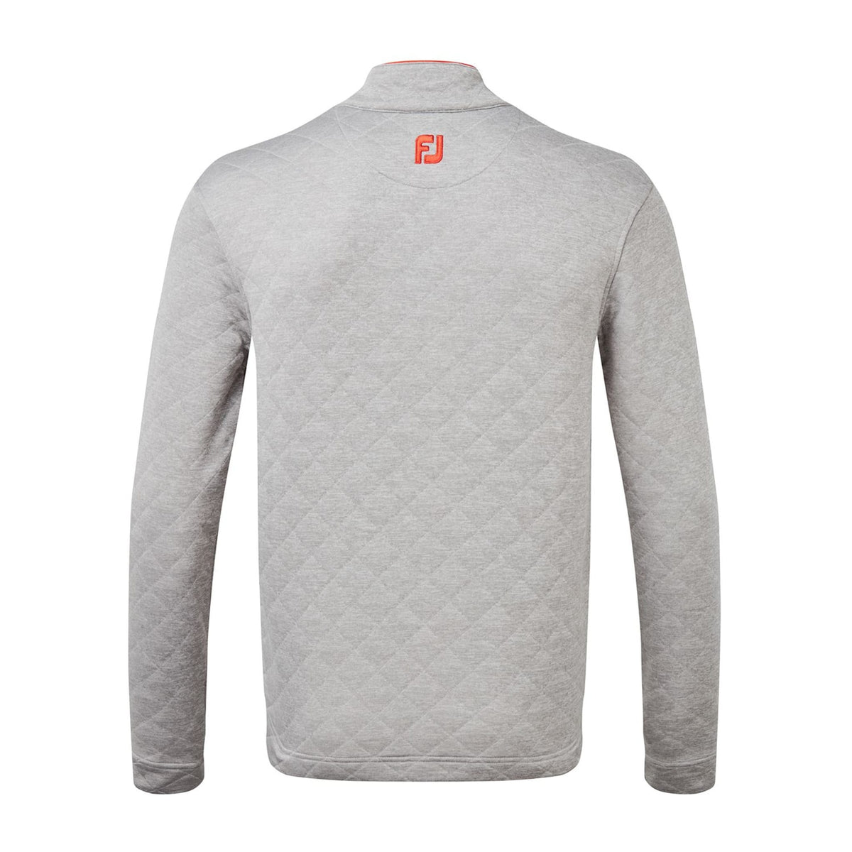 Sweater Diamond Jacquard 1/2 Grau