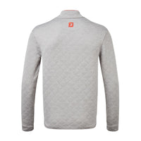 Sweater Diamond Jacquard 1/2 Grau