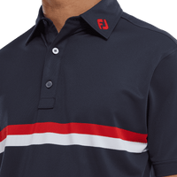 Double Chest Band Pique Polo