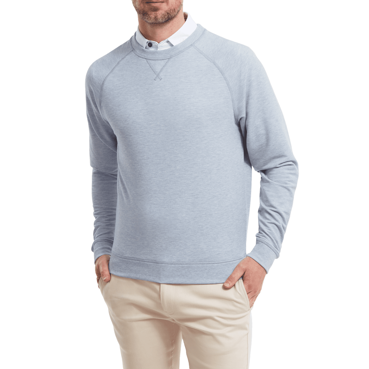 Sweater Drirelease French Terry Crew Neck Sweater