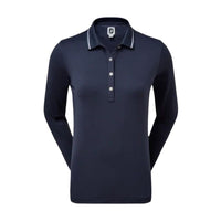 W Polo Thermal Langarm Navyblau
