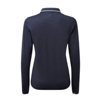 W Polo Thermal Langarm Navyblau