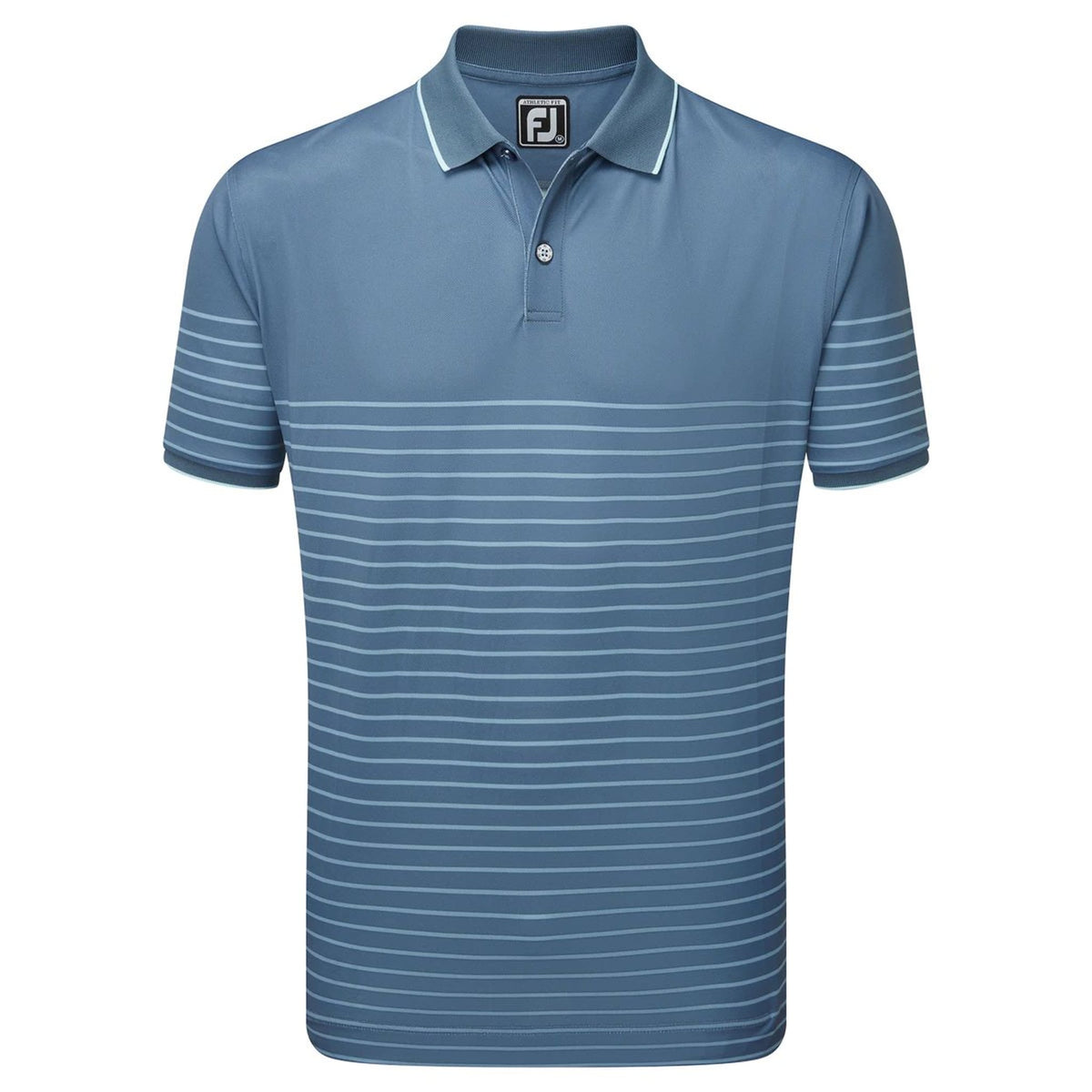 Breton Stripe Pique Golf Polo