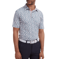 M Polo Shadow Palm Print Pique Graphit/Quartz Pink