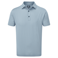 Polo Zig-Zag Print Lisle Dove