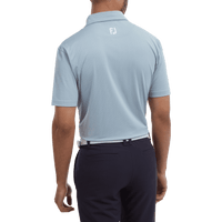 Polo Zig-Zag Print Lisle Dove