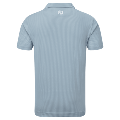 Polo Zig-Zag Print Lisle Dove