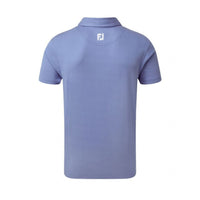M Four Dot Jaquard SS Polo Royal/White