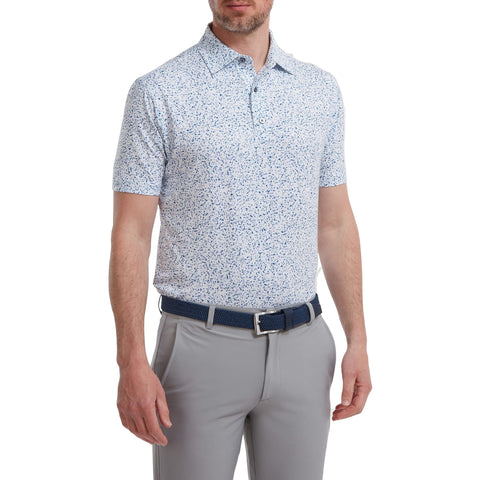 Polo Granite Print Lisle Herren