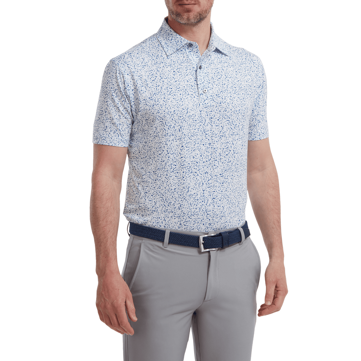 Footjoy Polo Granite Print Lisle Herren