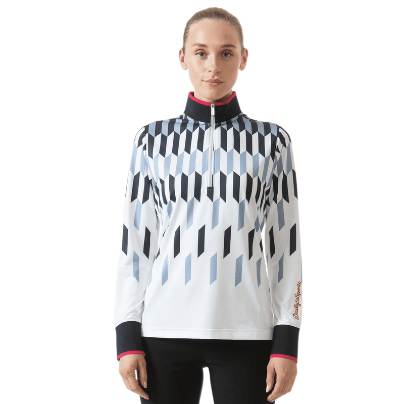 Britney Golf Polo Half Neck Langarm Britney Damen