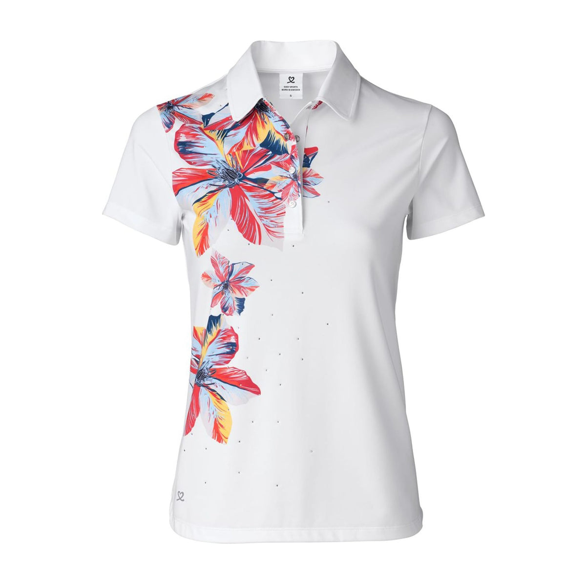 Nance Damen Polo Weiß