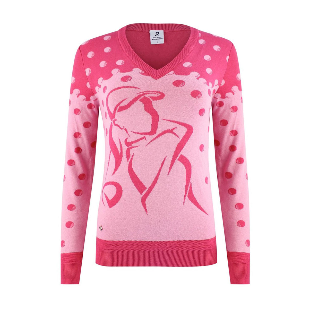 Pullover mit V-Ausschnitt W Aim  Fruit Punch