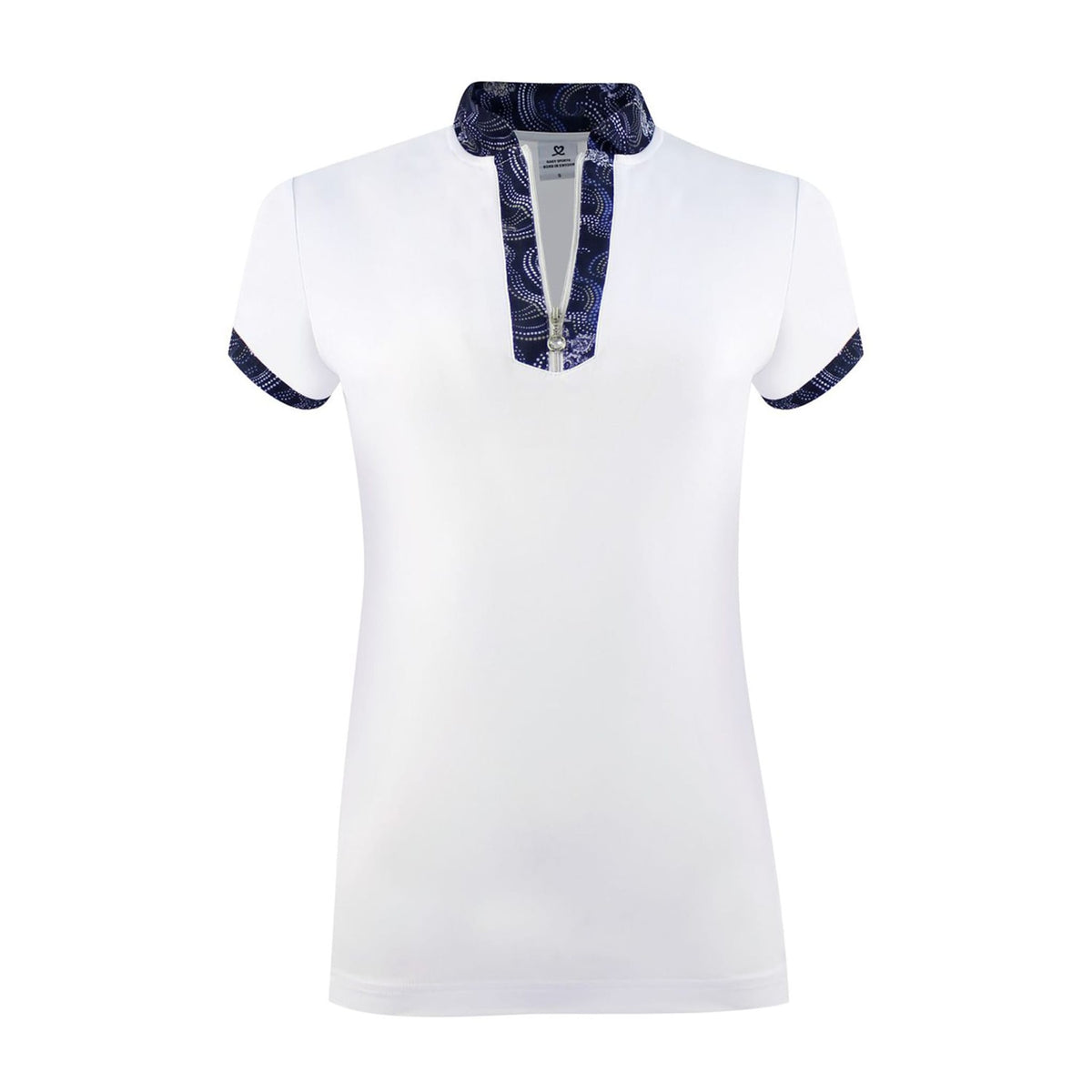 Polo SS Raina Cap White