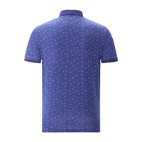 Chervo M Asier SS Polo Blau (Kleines Muster) Herren