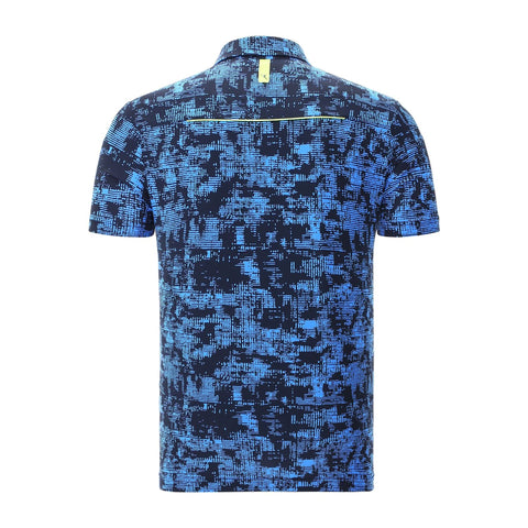 Polo Astratta Blau