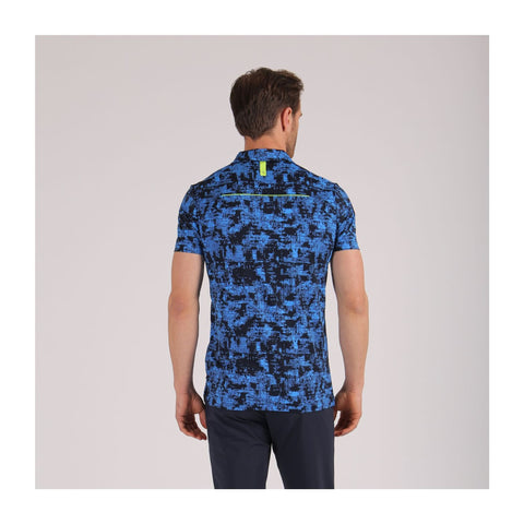 Polo Astratta Blau