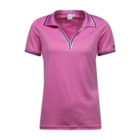 W Nostalgia SS Polo Heather