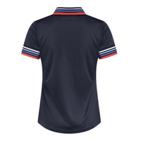W Polo Stripe Navy