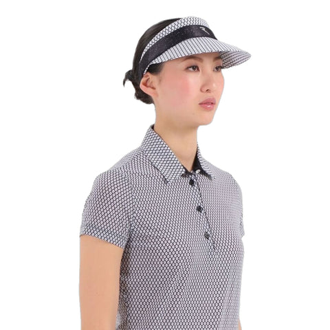 W Verta Visor Schwarz/Weiß One Size Damen