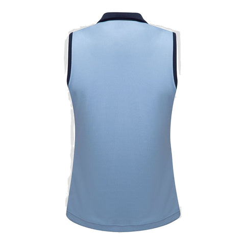 W Braided SL Polo Forever Blue Damen