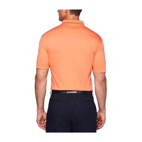 Solid Cotton Polo Fresh Salmon