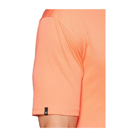 Solid Cotton Polo Fresh Salmon