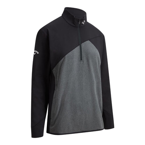 M 1/2 Zip Layer Emea Ultra Light Schwarz/Grau Herren