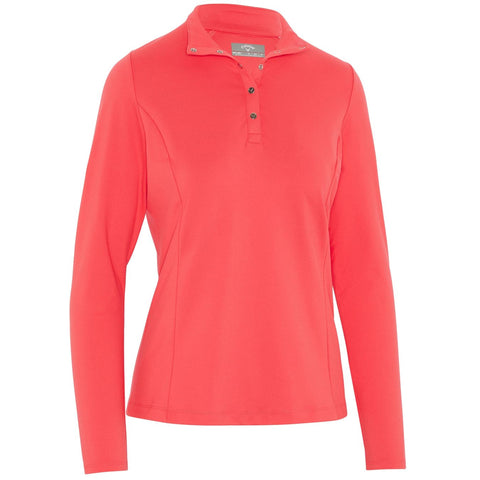 Thermal Fleece Langarm Damen Paradise Pink