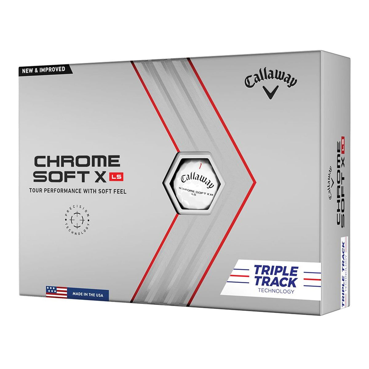 Chrome Soft X LS (22) Triple Track [12Bälle]