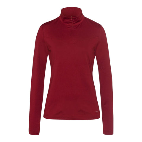 W Tea Nola 1 LS Polo Cabernet Damen