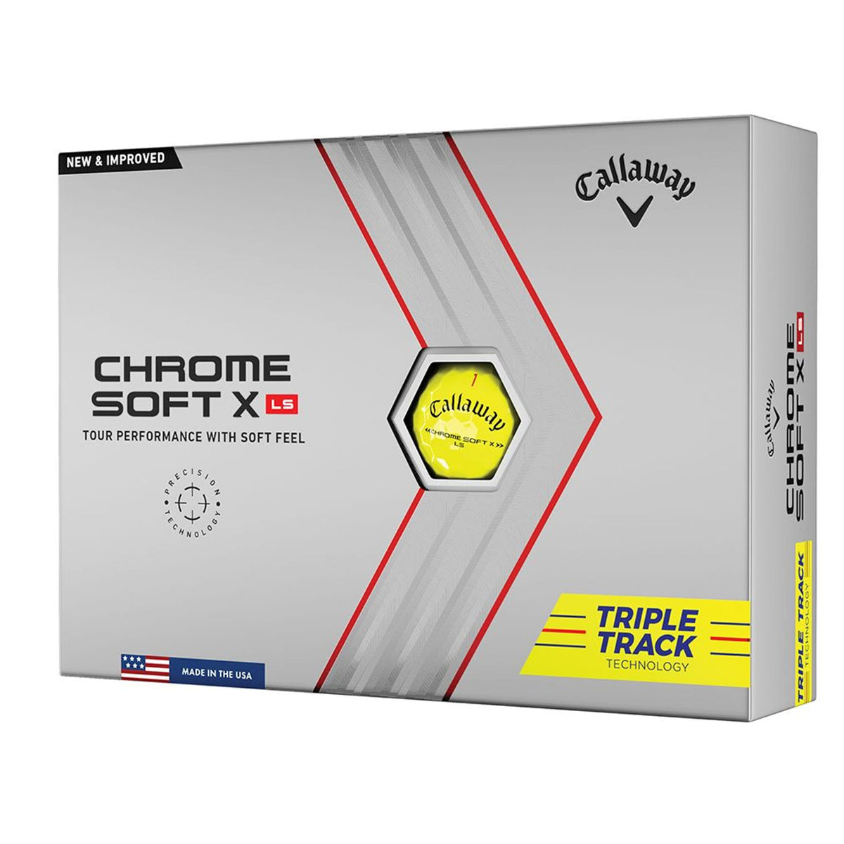 Chrome Soft X LS (22) Triple Track [12Bälle]