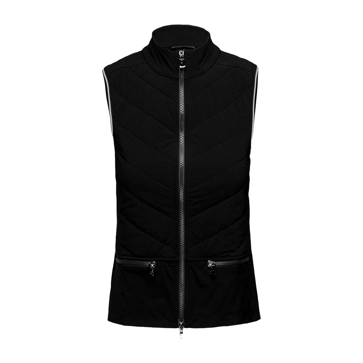 W Akima Gilet Black