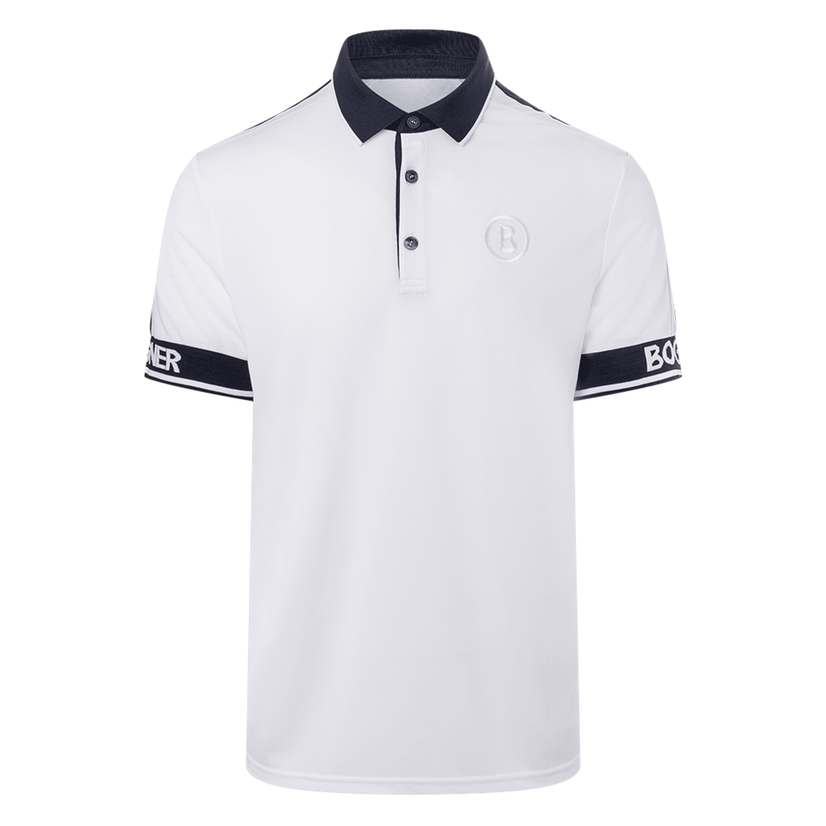 Bogner M Pinos Polo Weiß Herren