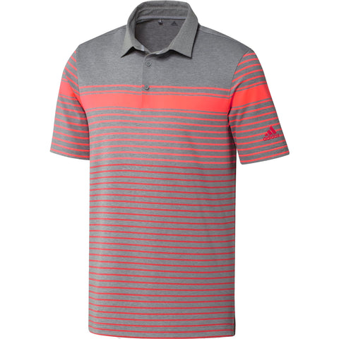 Ultimate Engineered Heather Polo Red/Coral/Grey Herren