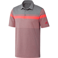 Adidas Ultimate Engineered Heather Polo Red/Coral/Grey Herren