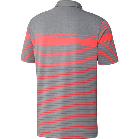 Ultimate Engineered Heather Polo Red/Coral/Grey Herren