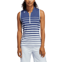 W Engineered Stripe SL Polo Indigo