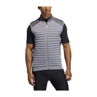 Adidas Gilet Adipure Quilted Hybrid Knit Grau Herren