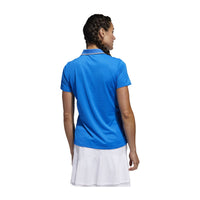 Adidas W Aeroready Engineered SS Polo Glory Blue Damen