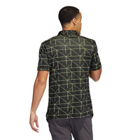 M Polo Jaquard Lines Schwarz/Pulse Lime