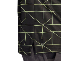 M Polo Jaquard Lines Schwarz/Pulse Lime