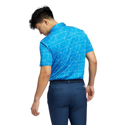 M Polo Jaquard Lines Blue Rush/Semi Mint Rush