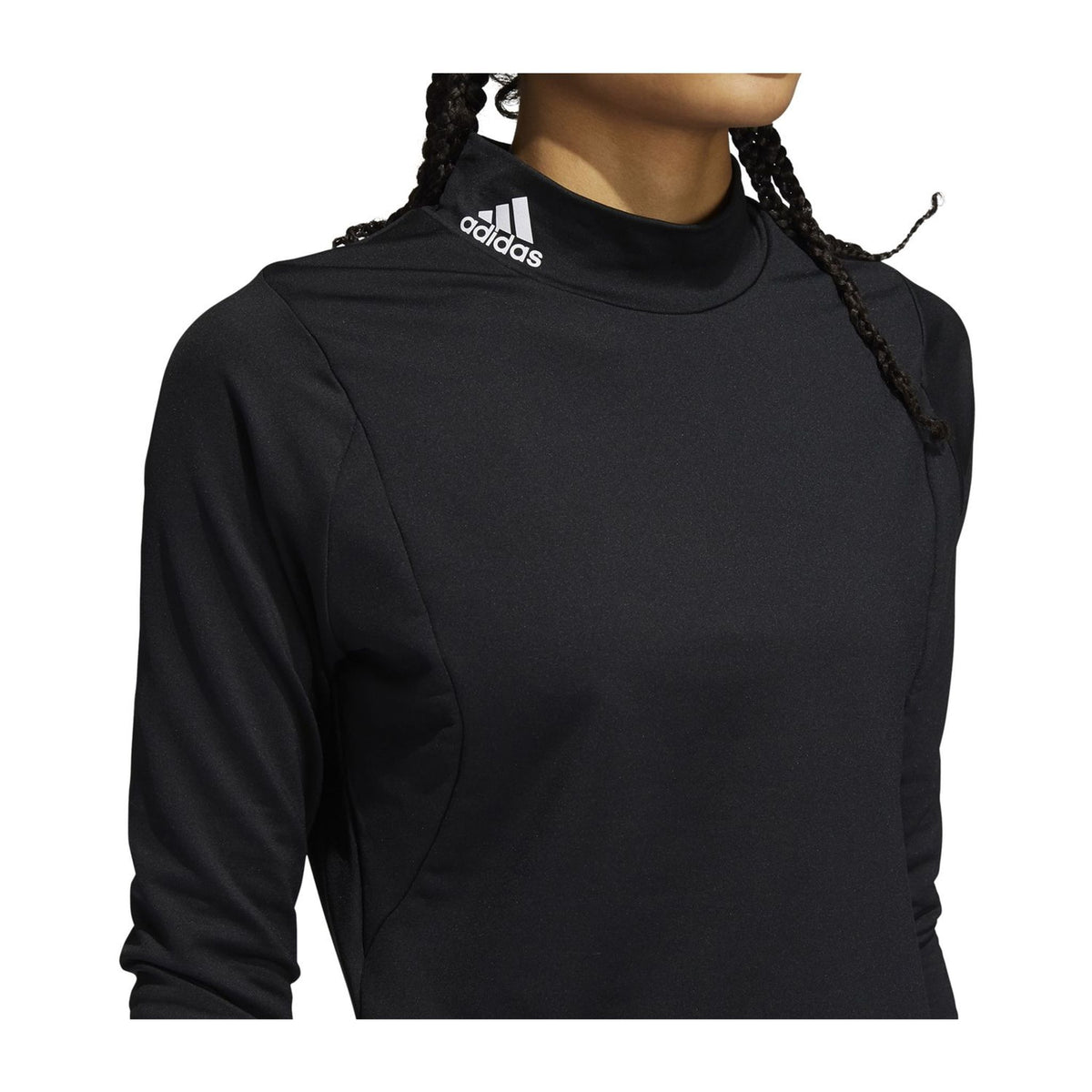 Adidas W Layer Mock Langarm Schwarz Damen