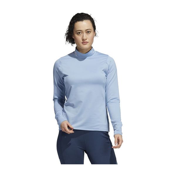 W Layer Mock Langarm Hellblau
